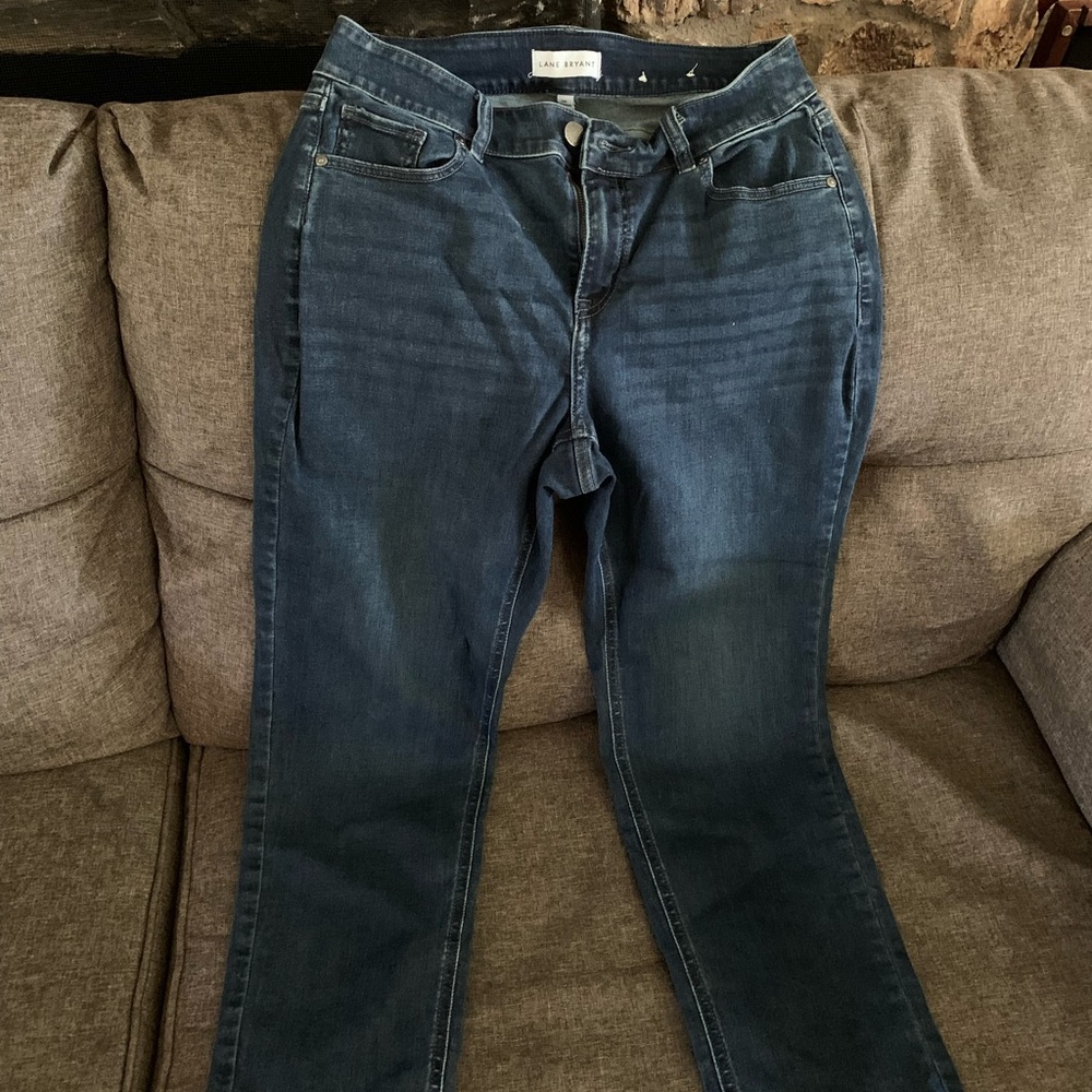 Lane Bryant size 14p dark blue jeans